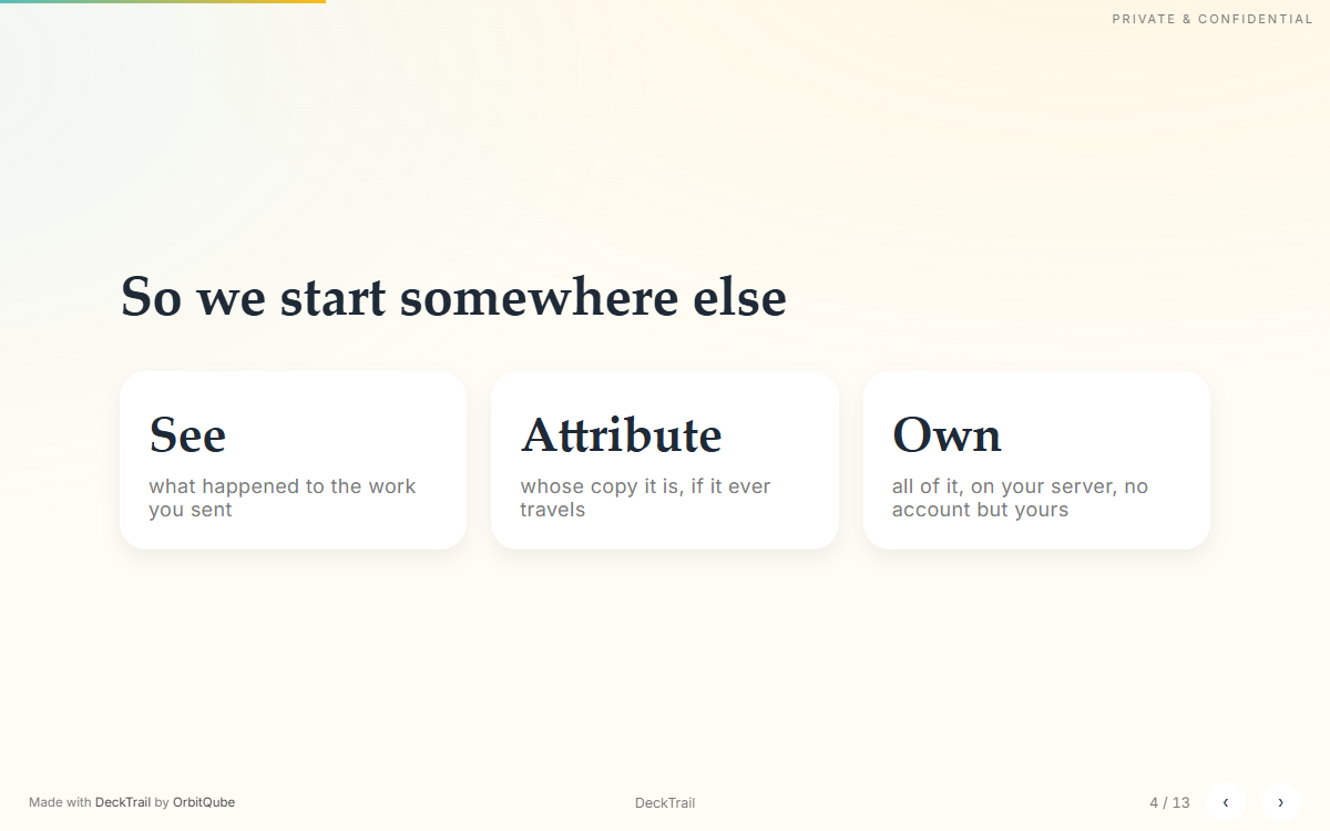 The same example deck rendered in the Storybook look.